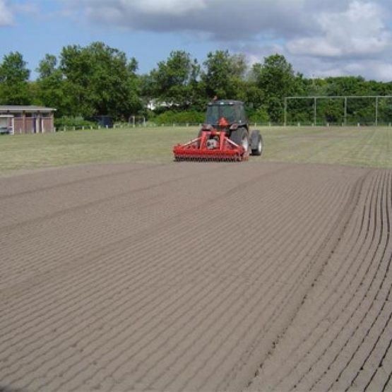 Aanleg grasvelden sportvereniging