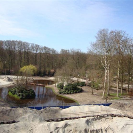 Aannemersbedrijf G van der Holst en Zn verzorgt grondwerken in natuurgebieden