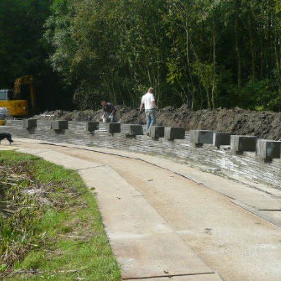 Aanleg van grasvelden
