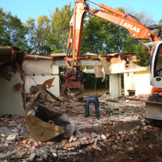 Ondersteuning bij sloopwerkzaamheden van panden