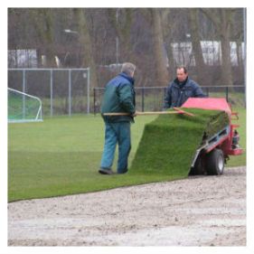 Aannemersbedrijf G van der Holst en Zn verzorgt sportvelden